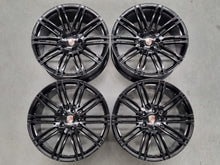 Load image into Gallery viewer, Genuine Porsche Cayenne Turbo 21 Inch Black Wheels Set of 4