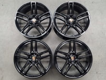 Load image into Gallery viewer, Genuine Porsche Macan 2021 Model 20 Inch Black Wheels Set of 4