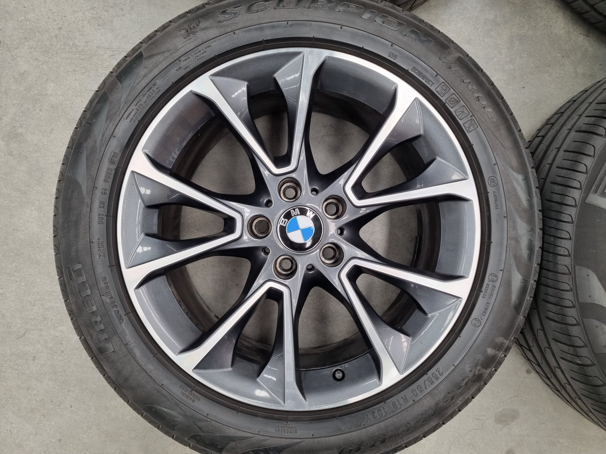 Load image into Gallery viewer, Genuine BMW X5 F15 Style 449 Grey 19 Inch Wheels and Tyres Set of 4