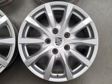 Load image into Gallery viewer, Genuine Porsche Cayenne 18 Inch Silver Wheels Set of 4