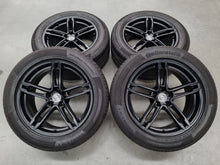 Load image into Gallery viewer, Genuine Porsche Macan S 19 Inch Black Wheels and Tyres Set of 4