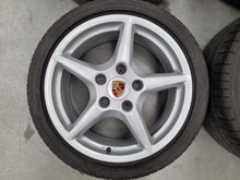 Load image into Gallery viewer, Genuine Porsche 911 997 Carrera 18 Inch Wheels and Tyres Set of 4