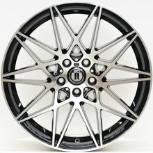 Load image into Gallery viewer, GT 19 Inch Staggered ET35 Black Machined