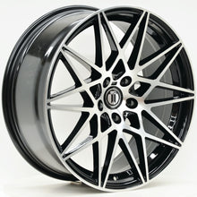 Load image into Gallery viewer, GT 20 Inch Staggered ET35 Black Machined