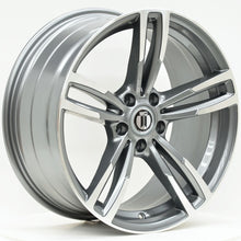 Load image into Gallery viewer, M450 19 Inch Staggered ET35 Grey Machined