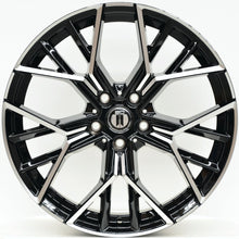 Load image into Gallery viewer, M850 20 Inch Staggered ET35 Black Milling Edges