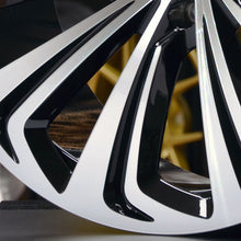 Load image into Gallery viewer, Forged BNT05 Black Polished Face 22 Inch Wheels - Bentley Bentayga