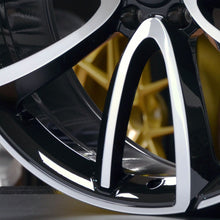 Load image into Gallery viewer, Forged BNT08 Black Polished Edges 21 Inch Wheels - Bentley Continental GT GTC