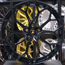 Load image into Gallery viewer, Forged LM612 Satin Black 20 Inch Wheels - Lamborghini Huracan