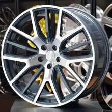 Load image into Gallery viewer, Forged MA01 Grey Machined 20 Inch Staggered Wheels - Maserati Ghibli