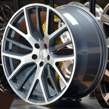 Load image into Gallery viewer, Forged MA01 Grey Machined 20 Inch Staggered Wheels - Maserati Ghibli