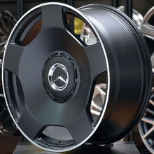 Load image into Gallery viewer, Forged MB120 Black Machined Lip 23 Inch Wheels - Mercedes G63 AMG G-Wagon