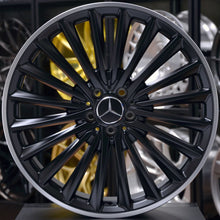 Load image into Gallery viewer, Forged MB175 Black Machined Lip 21 Inch Staggered Wheels - Mercedes Benz EQE AMG