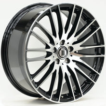 Load image into Gallery viewer, AM300 20x8.5 ET35 5/112 Black Machined Face