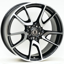 Load image into Gallery viewer, AM430 19 Inch Staggered ET42 Black Machined Face