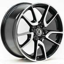 Load image into Gallery viewer, AM430 19 Inch Staggered ET42 Black Machined Face