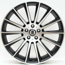 Load image into Gallery viewer, AM500 20 Inch Staggered ET42 Satin Black Machined
