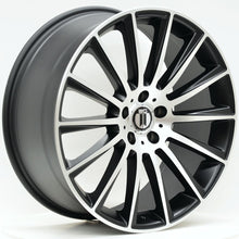 Load image into Gallery viewer, AM500 20 Inch Staggered ET42 Satin Black Machined