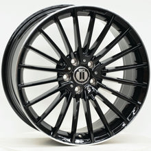 Load image into Gallery viewer, AM600 20 Inch Staggered ET25 Gloss Black Machined Lip