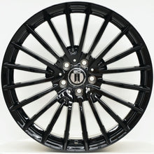 Load image into Gallery viewer, AM600 20 Inch Staggered ET35 Gloss Black