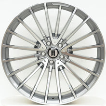 Load image into Gallery viewer, AM600 21x10 ET45 5/112 Grey Machined Face