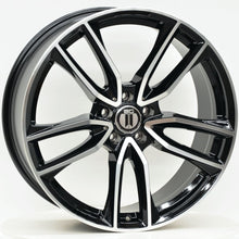 Load image into Gallery viewer, AM612 19 Inch Staggered ET42 Black Machined Face