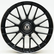 Load image into Gallery viewer, AM635 19x8.5 ET42 5/112 Black Machined Lip