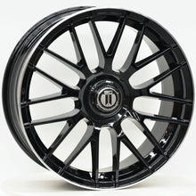Load image into Gallery viewer, AM635 19x8.5 ET42 5/112 Black Machined Lip