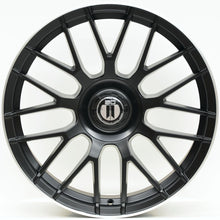 Load image into Gallery viewer, AM635 18x8 ET44 5/112 Satin Black Machined Lip