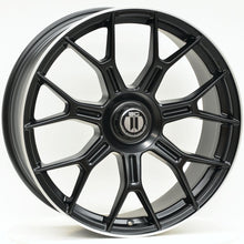 Load image into Gallery viewer, AM639 21 Inch Staggered ET34 Black Machined Lip