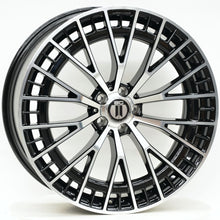 Load image into Gallery viewer, AM640 22 Inch Staggered ET35 Black Machined Face