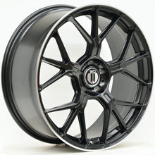 Load image into Gallery viewer, AM645 20 Inch Staggered ET35 Black Machined Lip