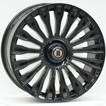 Load image into Gallery viewer, AM650 20 Inch Staggered ET35 Gloss Black