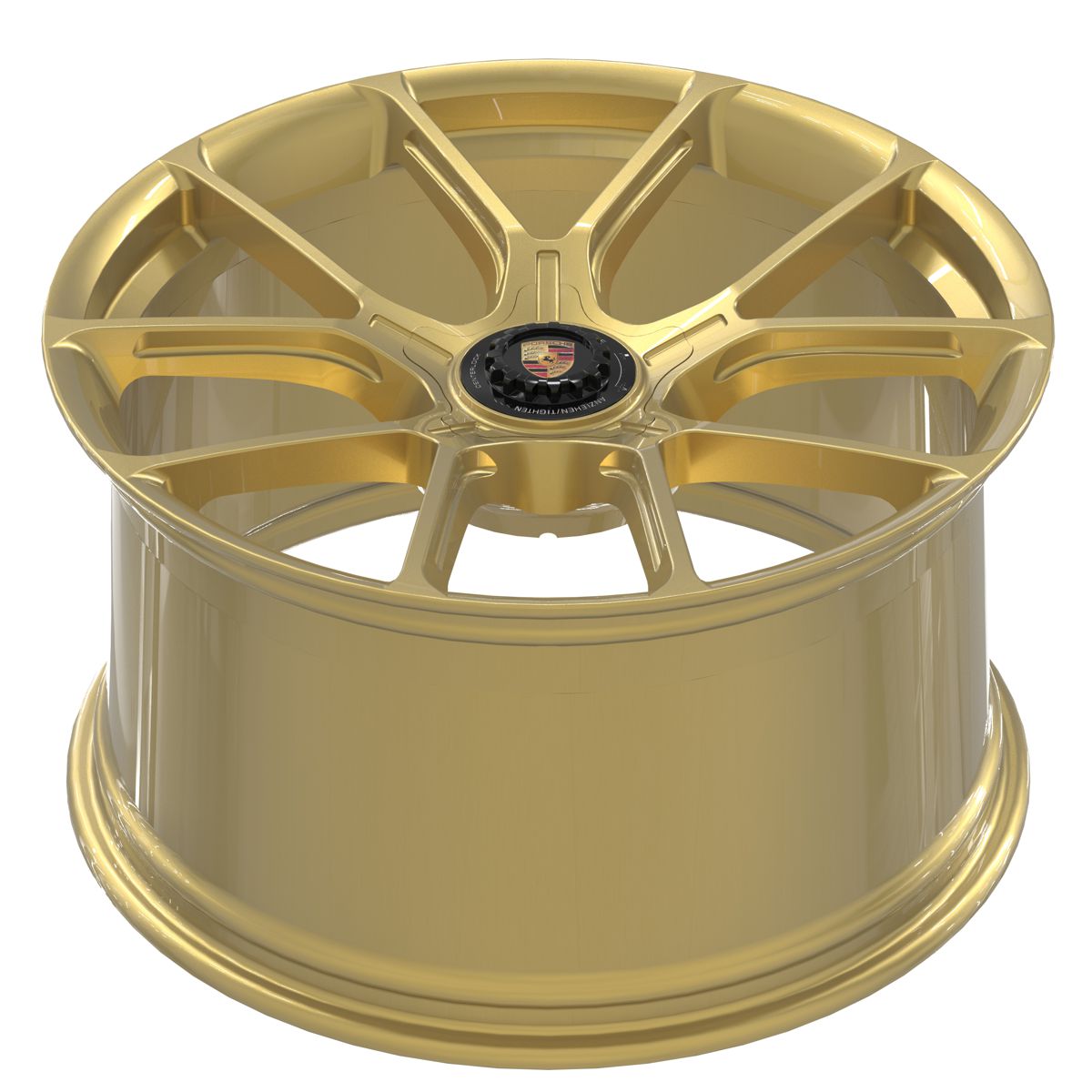 Load image into Gallery viewer, Forged PS06 Gold 20/21 Inch Staggered Wheels - Porsche 911 992