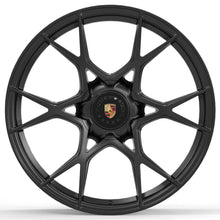 Load image into Gallery viewer, Forged PS08 Black 20 Inch Staggered Wheels - Porsche 718
