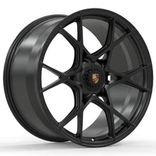 Load image into Gallery viewer, Forged PS08 Black 20 Inch Staggered Wheels - Porsche 718