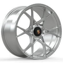 Load image into Gallery viewer, Forged PS08 Brushed Silver 20 Inch Staggered Wheels - Porsche 718