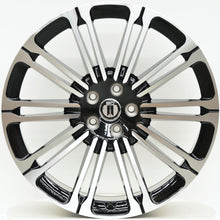 Load image into Gallery viewer, HAMMER 22x9.5 5/108 Black Machined - RANGE ROVER EVOQUE / VELAR