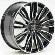 Load image into Gallery viewer, VELA 22x9.5 5/108 Black Machined - RANGE ROVER EVOQUE / VELAR