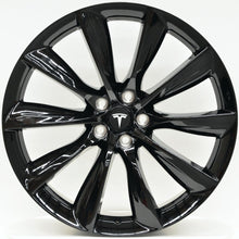 Load image into Gallery viewer, TURBINE Style 22 Inch Staggered Gloss Black Wheels - TESLA Model X