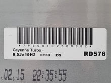 Load image into Gallery viewer, Genuine Porsche Cayenne Turbo Silver 19 Inch Wheels Set of 4