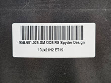 Load image into Gallery viewer, Genuine Porsche Macan 2021 Model 21 Inch Spyder Wheels Set of 4