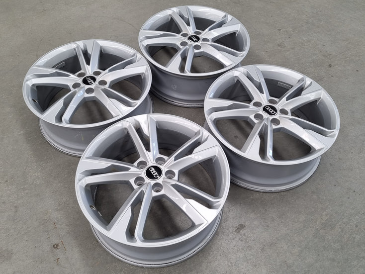 Load image into Gallery viewer, Genuine AUDI Q3 2021 Model 19 Inch Silver Alloy Wheels Set of 4