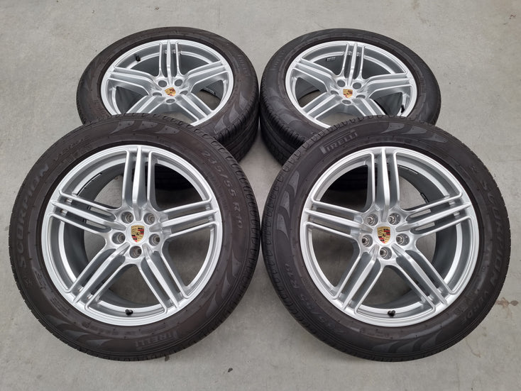 Load image into Gallery viewer, Genuine Porsche Macan 2021 Model 19 Inch Wheels and Tyres Set of 4