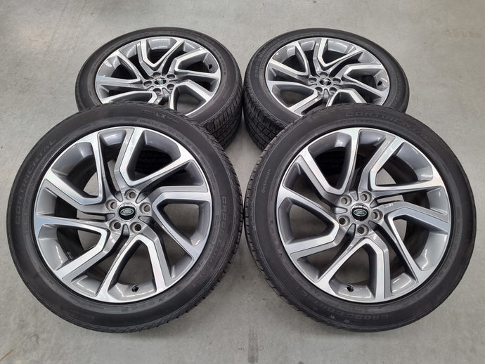 Genuine Range Rover Sport 21 Inch JK62 Grey Machined Wheels and Tyres Set of 4