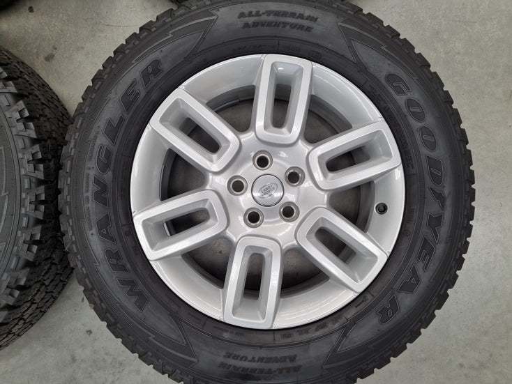 Load image into Gallery viewer, Genuine Land Rover Defender L663 Silver 19 Inch Wheels and Tyres Set of 4