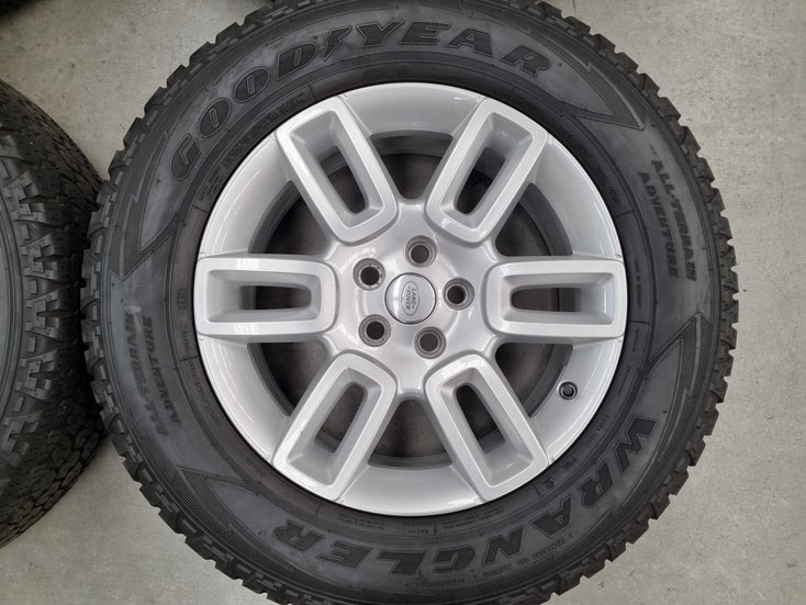 Load image into Gallery viewer, Genuine Land Rover Defender L663 Silver 19 Inch Wheels and Tyres Set of 4