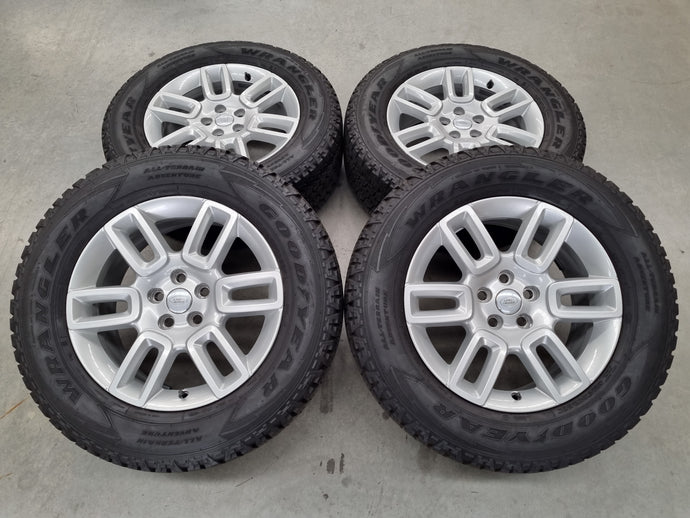 Genuine Land Rover Defender L663 Silver 19 Inch Wheels and Tyres Set of 5
