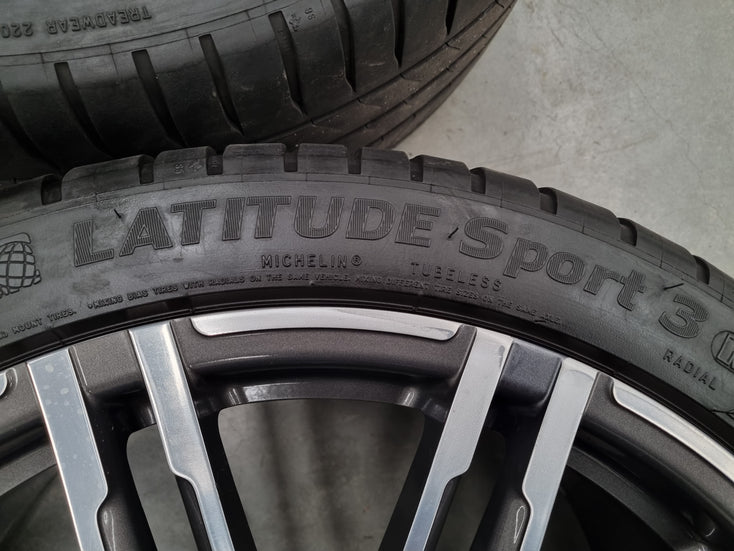 Load image into Gallery viewer, Genuine Porsche Cayenne Turbo 21 Inch Wheels and Tyres Set of 4