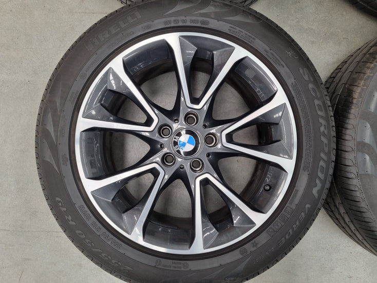 Load image into Gallery viewer, Genuine BMW X5 F15 Style 449 Grey 19 Inch Wheels and Tyres Set of 4